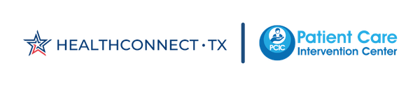 Patient Care Intervention Center and Healthconnect Texas Unified Logo